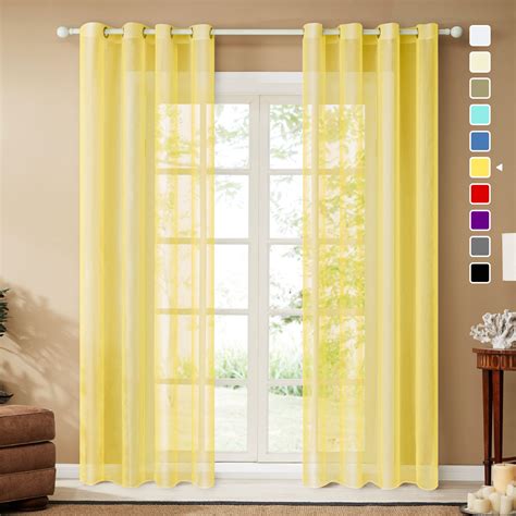 grommet yellow curtains|solid yellow curtains.